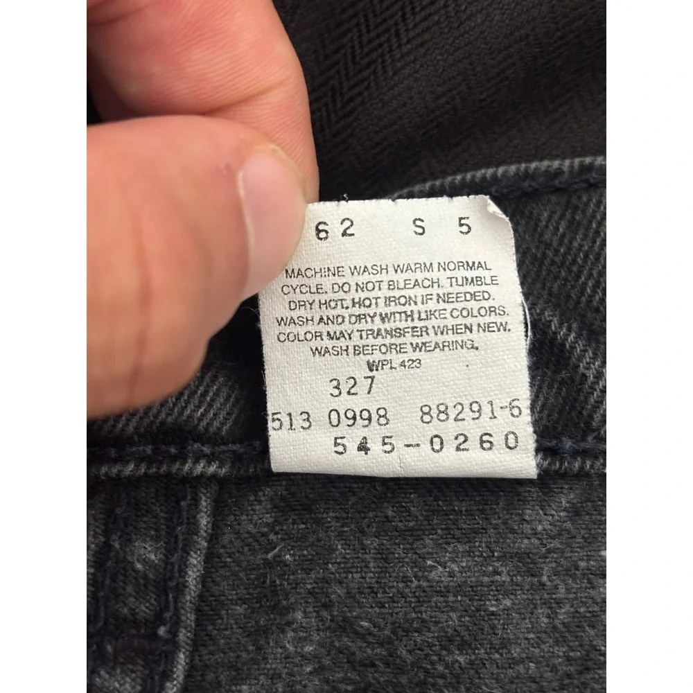 Vintage 90s Levi's 545 Loose Fit Jeans 36x30 Black USA Made 545-0260 Y2K